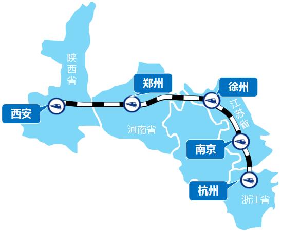杭州—西安線高鐵列車(chē)廣告