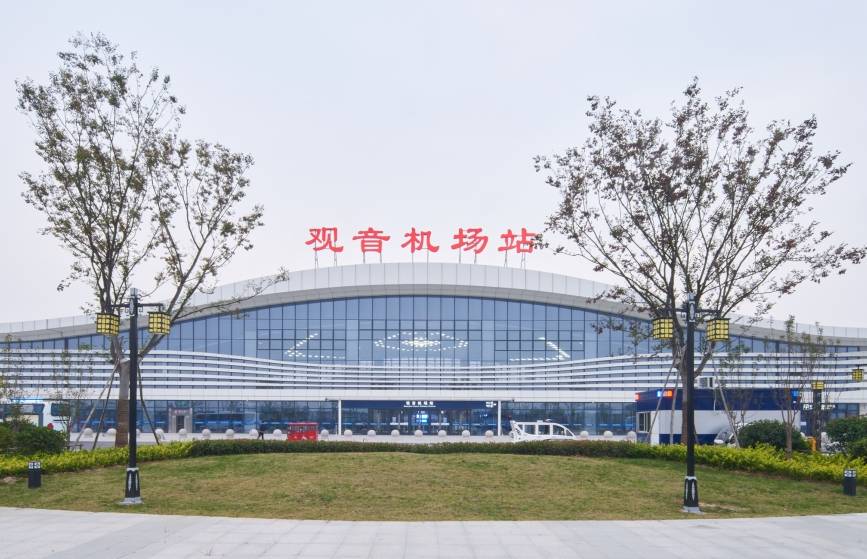 觀音機(jī)場站高鐵站led屏廣告