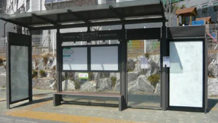 韓國(guó)候車(chē)亭廣告